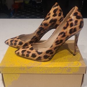 Leopard Print High Heels
